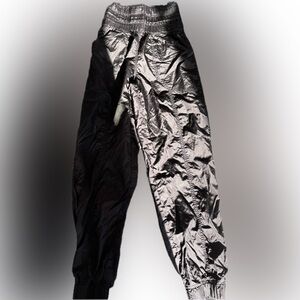 Free People Movement Baggy Black High Waist Pants